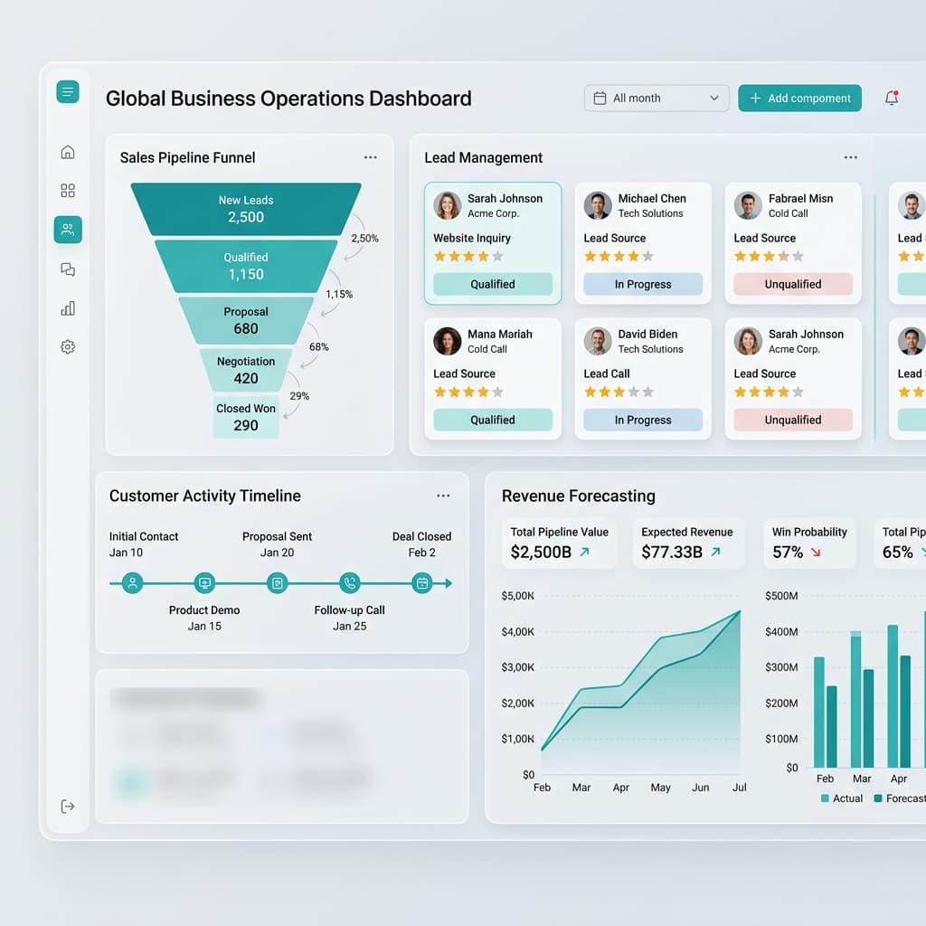 CRM All-In-One ERP Software