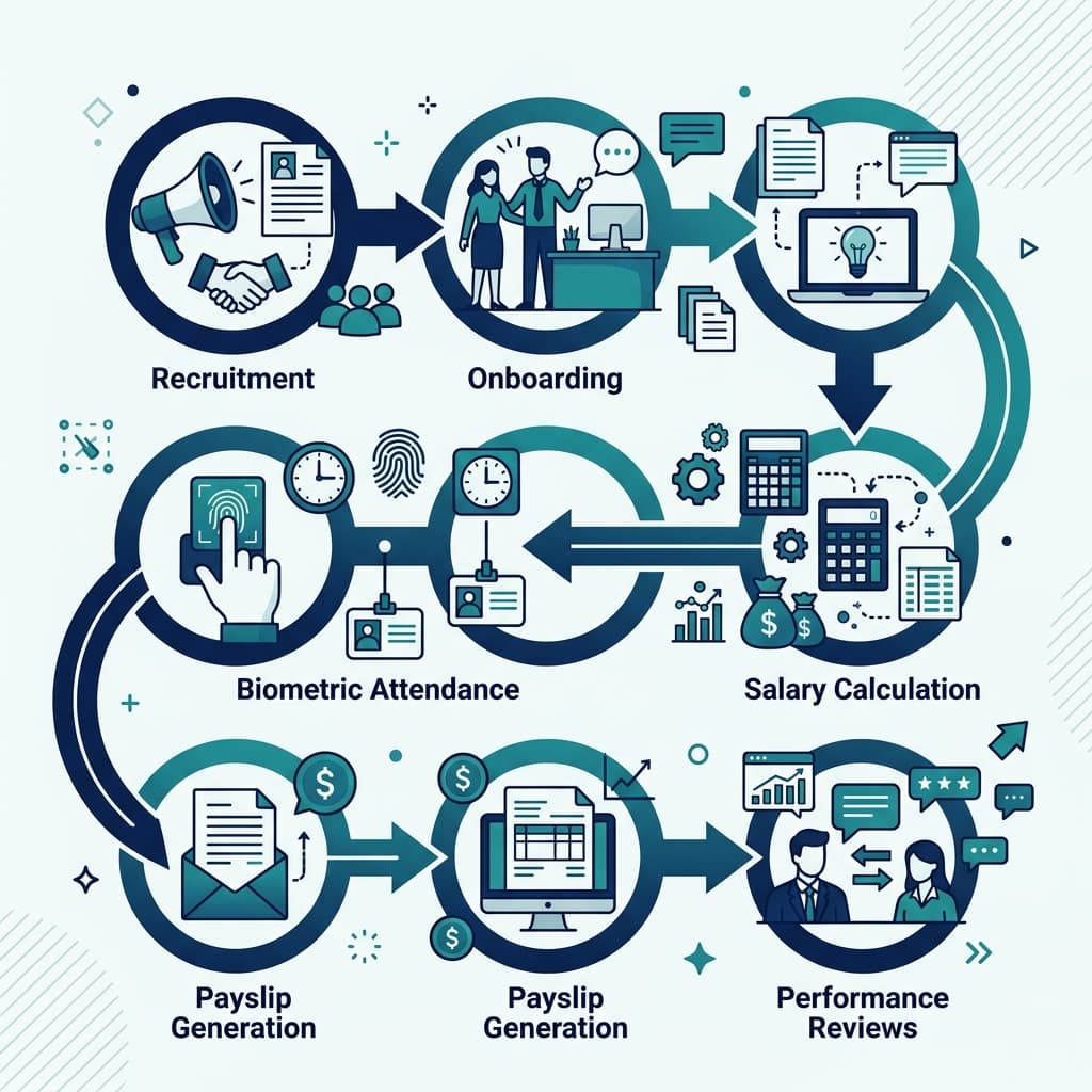 HR & Payroll Management Workflow