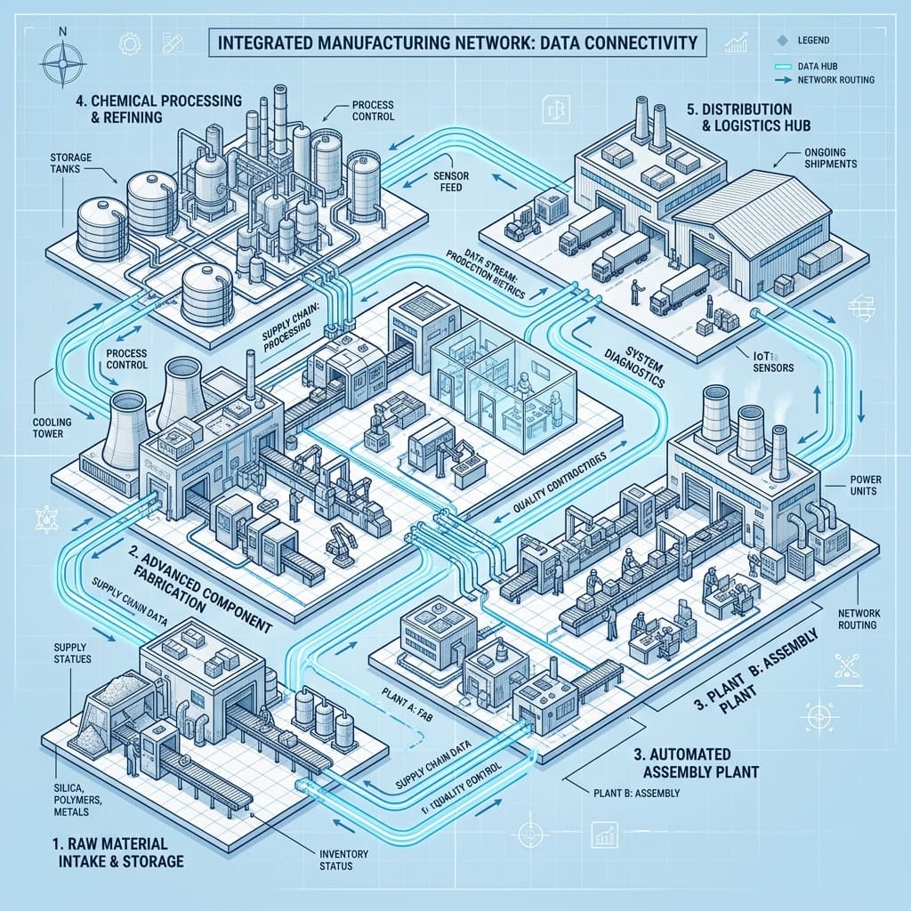 Multi-Plant Manufacturing Setups