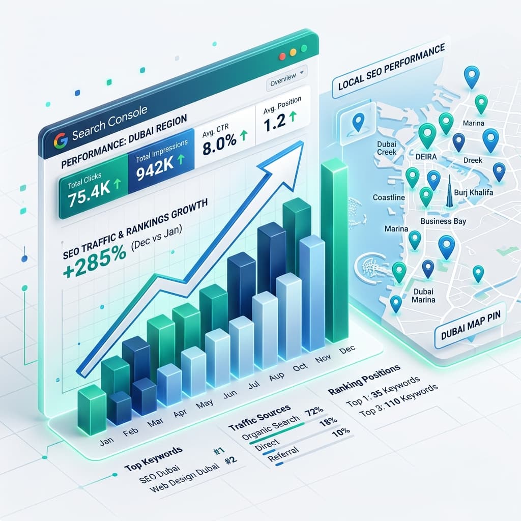SEO Dubai Google Rankings